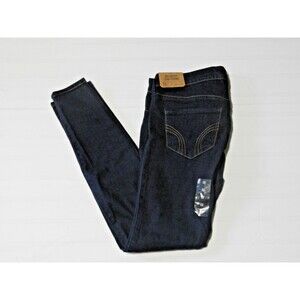 Hollister Women's Junior Jean Leggings Size 5S Dark Blue NWT 27 x 27 Ankle
